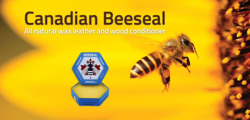 Canadian Beeseal protects your leather
